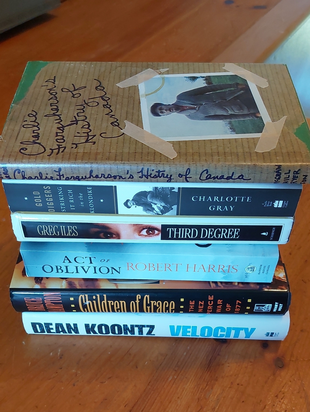 Mixed Book Lot - Thrillers, History & Canadiana (6 Books)